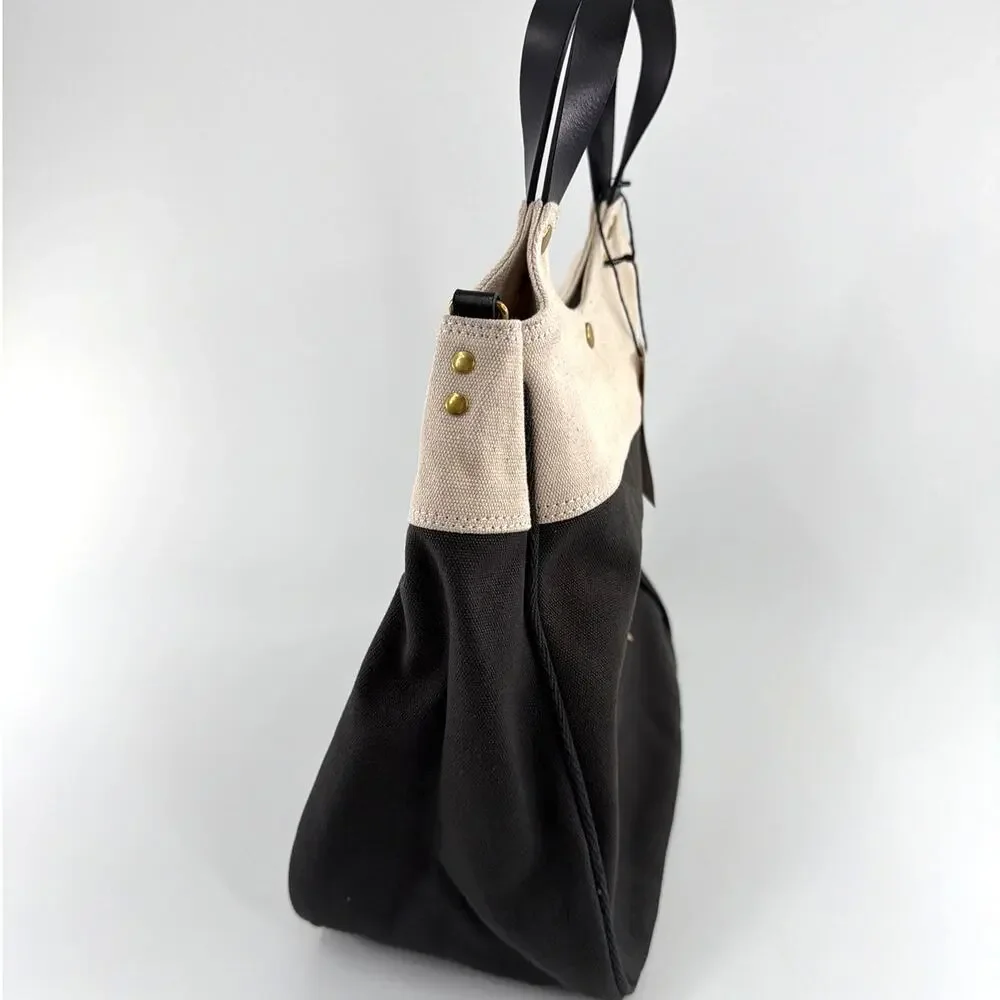 Leon & Harper Anna PLN Mini Tote Bag Carbone - Picture 7 of 11